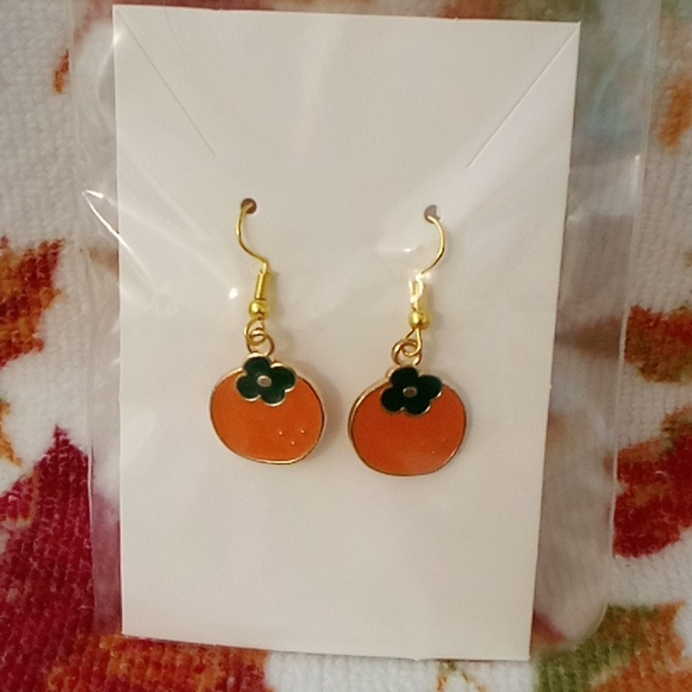 Pumpkin Earrings